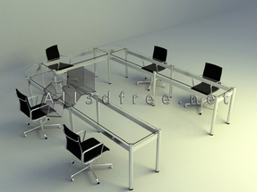 simple meeting table set design download