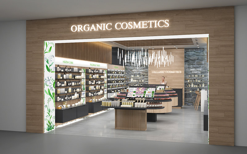 retail store for organic cosmetics