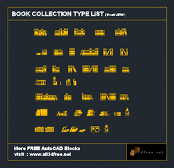 ﻿﻿﻿AutoCAD Blocks Books Collection