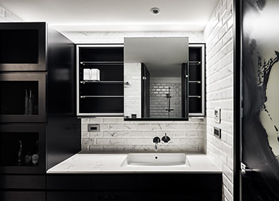 interior design for condo - bathroom