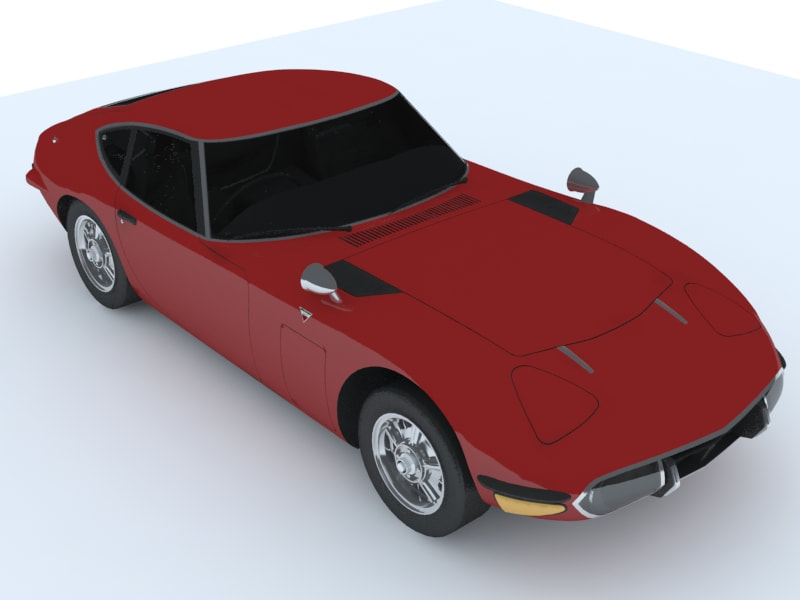 car 3d models free download - muscle car