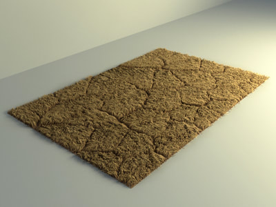 carpet 3d model free download - rug carpet 005