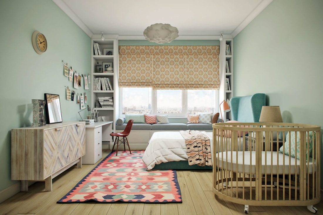 kid room with childlike concept design B view