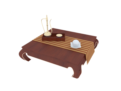 coffee table 3d model free download  008