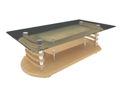 coffee table 3d model free download  010