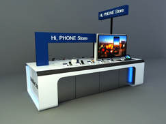 3d booth for mobile intro 3d models