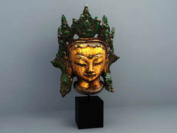 3d model of  Chinese sculpture