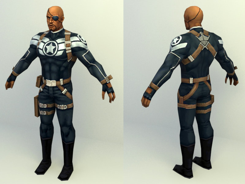 3d character models free in Marvel characters - Nick leader