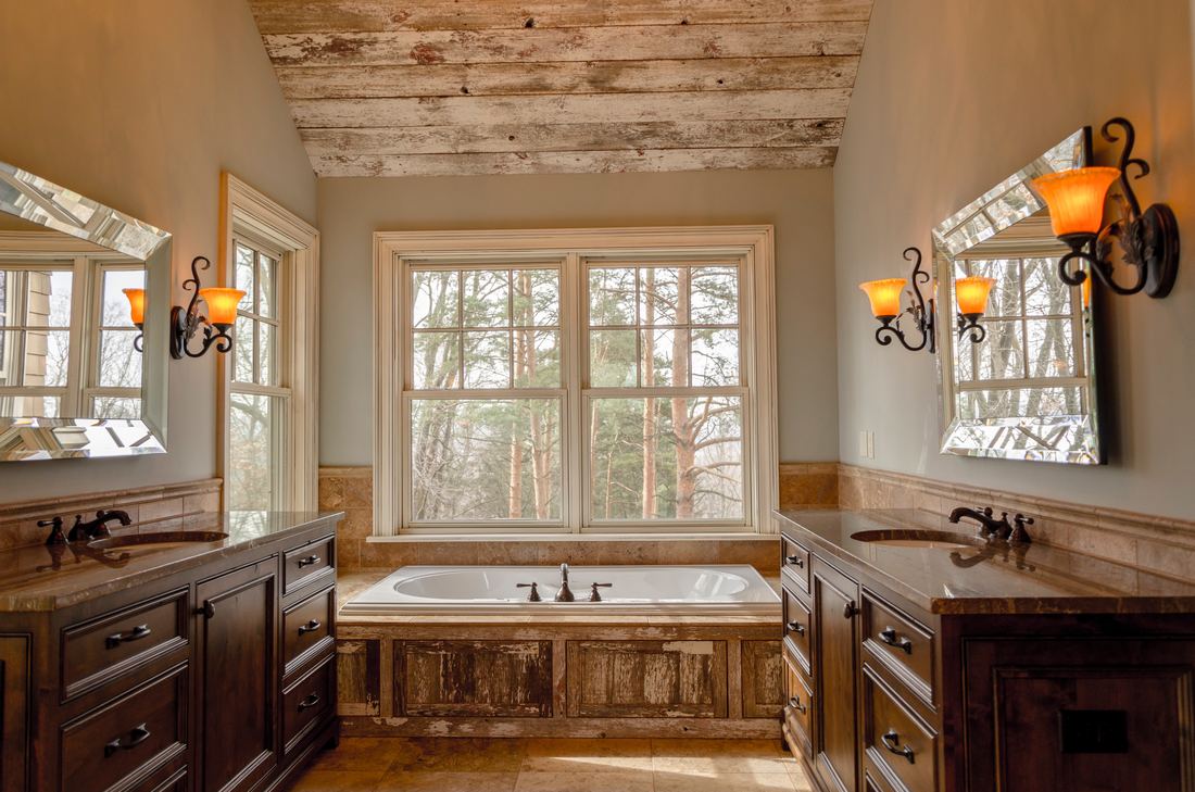Classic french bathroom design with 