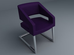 Cantilever chair 3d models