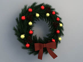 christmas's wreath decoration