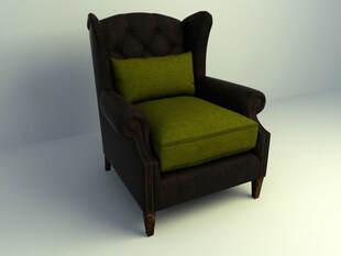 Chesterfield chair 3d model free download