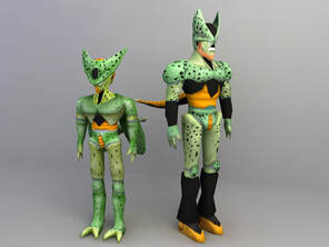 Cell (dragon ball) 3d character download