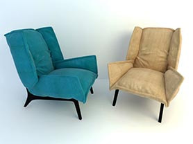 sofa 3d model free download 006 - patterson sofa chair