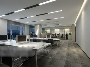 3d models scene largest general office room modern look design download