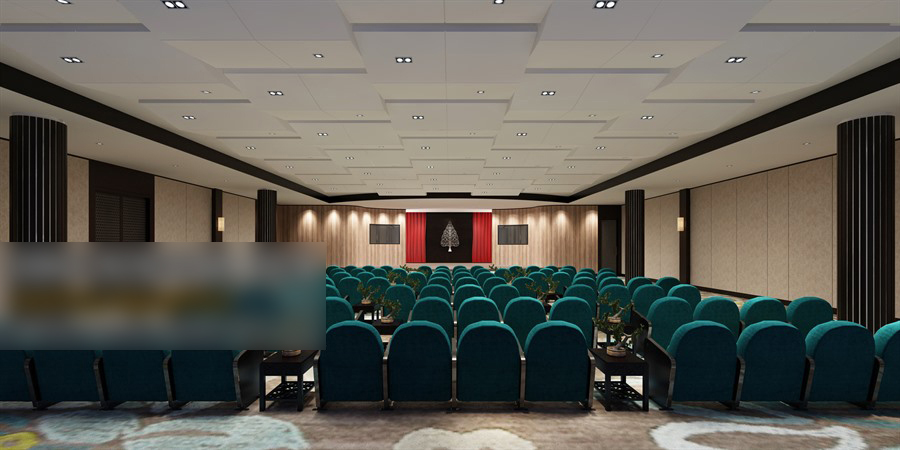 3d models scene function hall or conference room design download