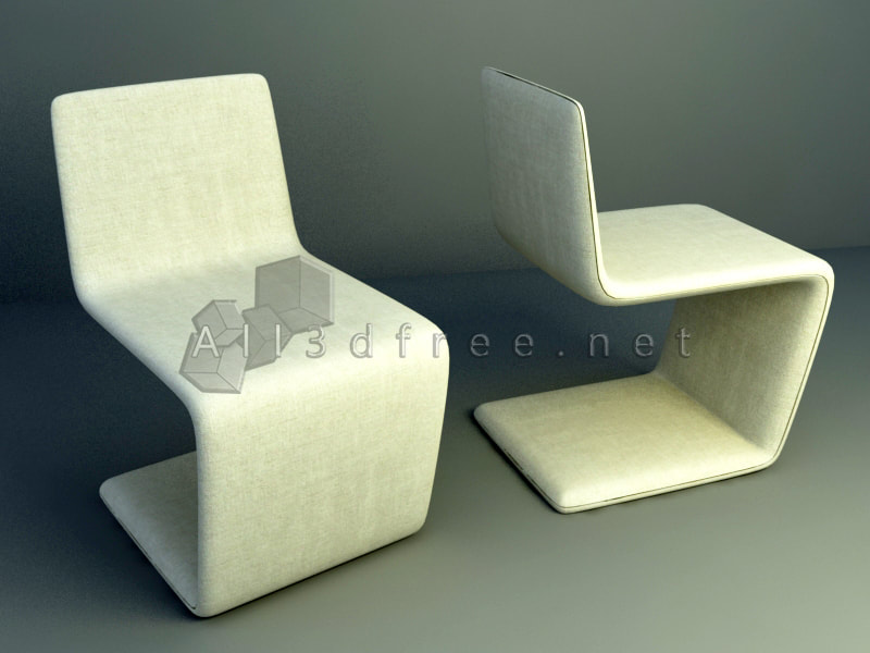 3d model of Cantilever Office Chair
