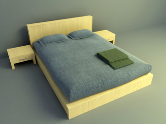 3d model bed free download, elegant design bed design