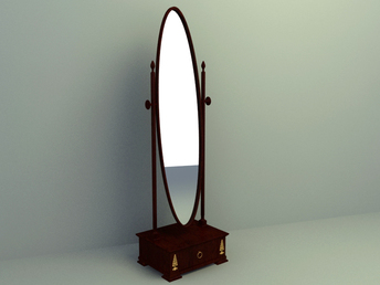 display decoration model , deco display design,full height mirror decoration