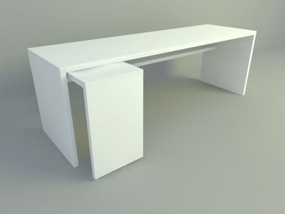 simple office table
