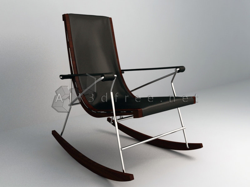 3d model of Modern Rocking Chair