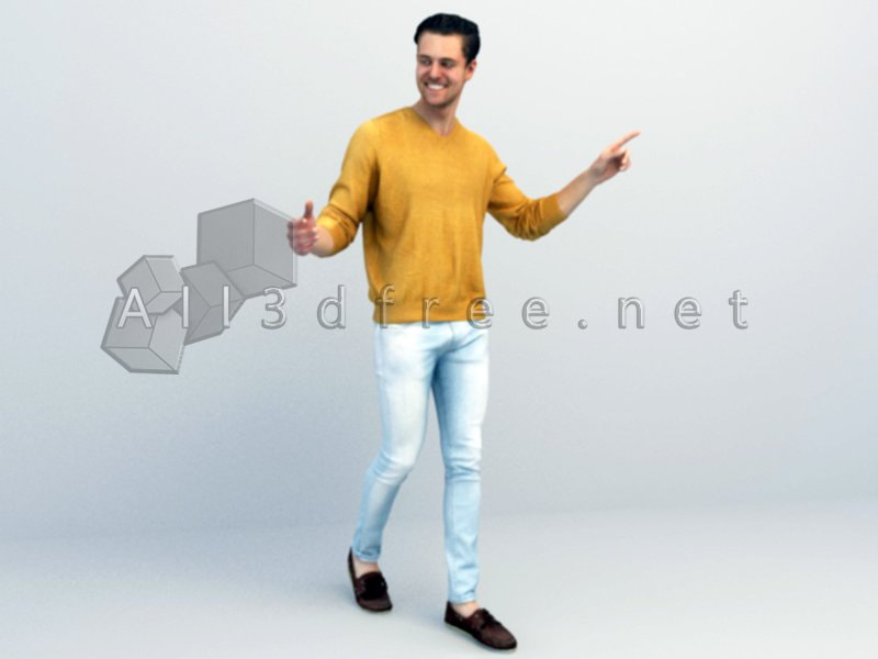 3d Model Collection 2023 - 3d character male talking