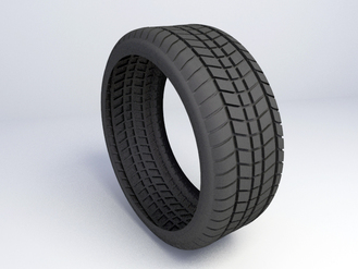  3D model car tire free download