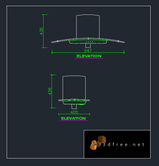Kitchen exhaust fan Cad Blocks collection for free