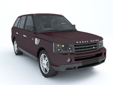 Car 3d models - SUV Land rover