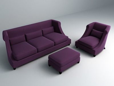 3d models Sofa collection 0024