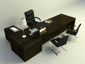 wooden working table set design download