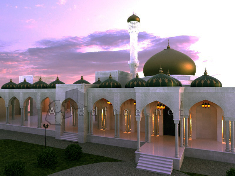 3d Model Download - Mosque 011