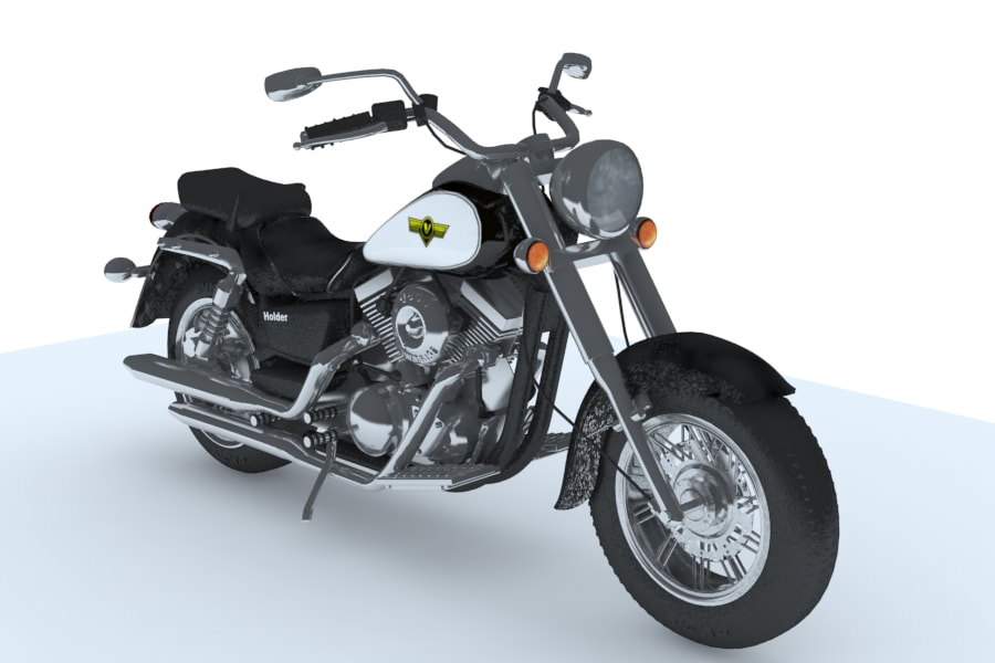 3d motorcycle models - cruiser