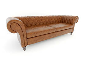 3d model of sofa 011 - Tuxedo sofa