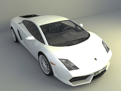 3d models of car - ferrari