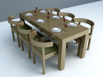 dining set wooden design