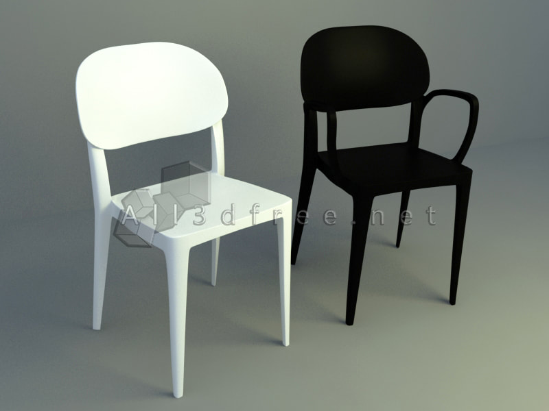 3d model of Simple Modern Chair