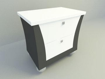 free 3d modern design side bed cabinet free download