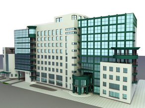 Office Building 3d models free