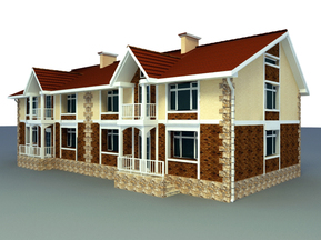 free 3D Model House Building 