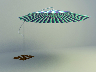 3d model parasol design download