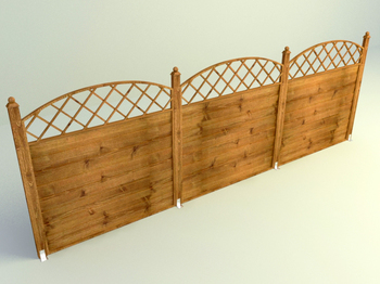 free 3D model railing design 