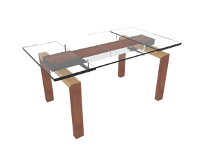simple glass coffee table design