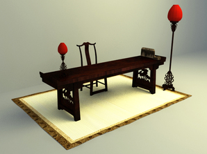 chinese classical working table design download