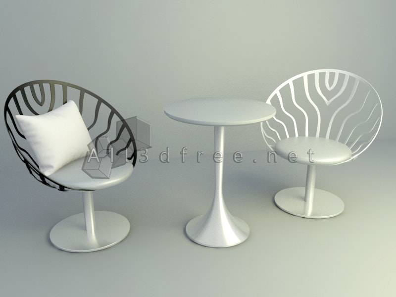 3d model of Modern Lounge Chair