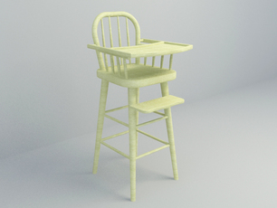 3d model for children chair free download