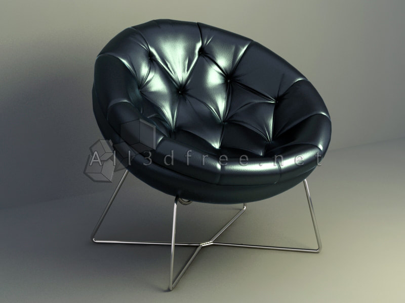 3d model of Modern Arm Chair 