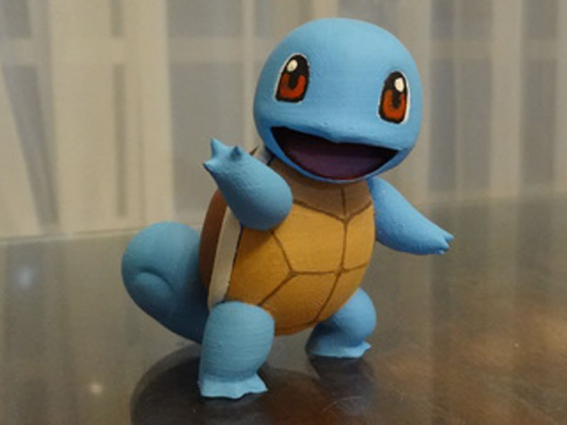 Anime character 3d model - Squirtle-Pokemon