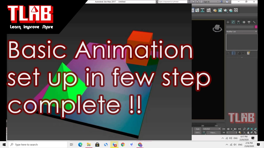 3ds max tutorial beginner - Basic 3D animation set up