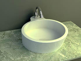 bathroom 3d model - Vessel Sink 011